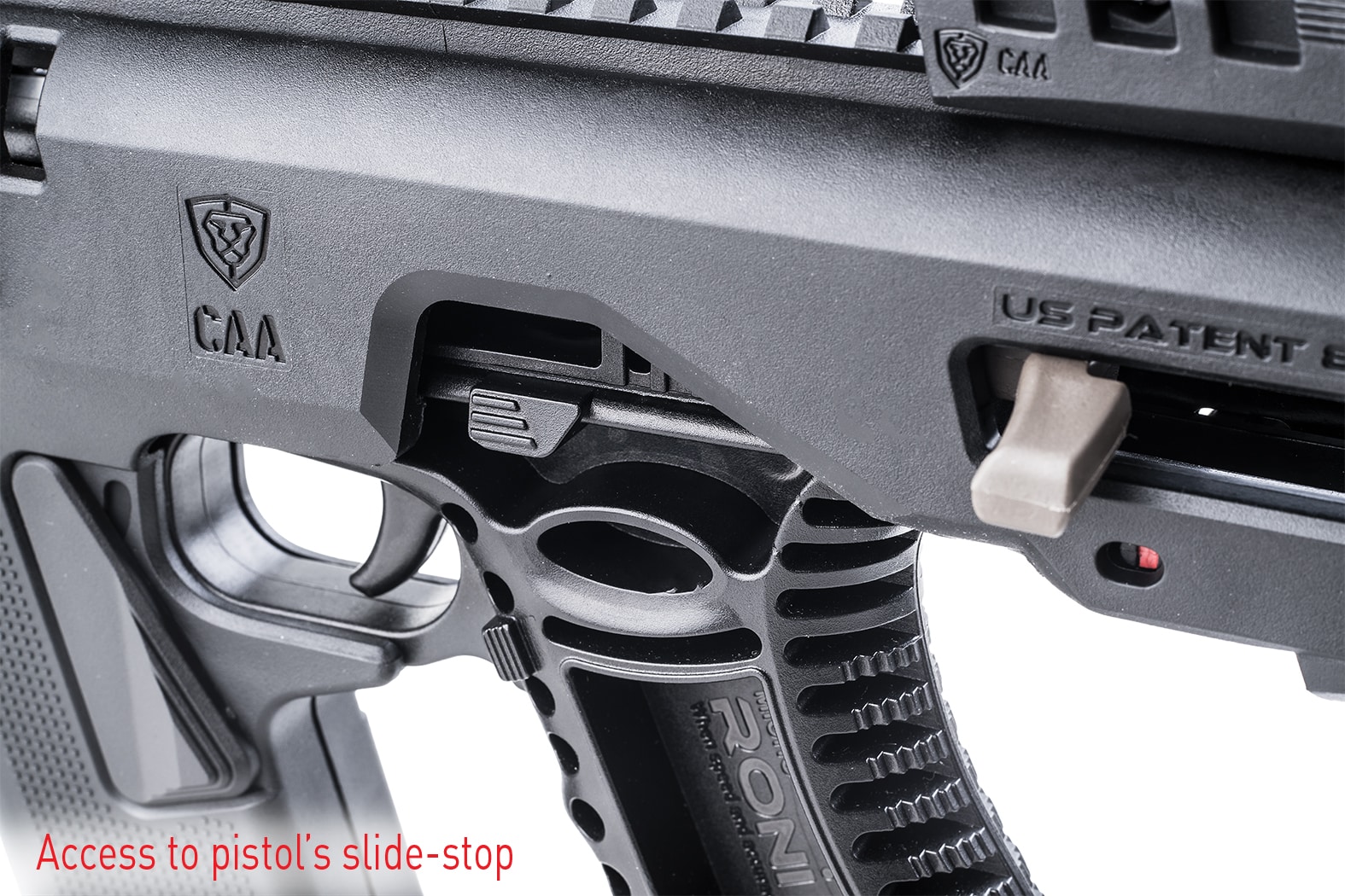 CAA Micro Conversion Kit for Glock 26/27 w/Gen 2 Stabilizer, Black