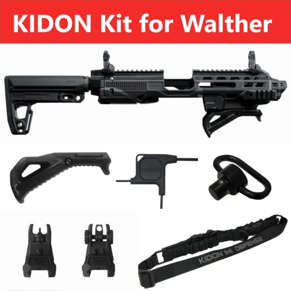 Imi Defense Kidon Innovative Pistol To Carbine Platform For Walther Ppq 5 4 9mm 40 45 Calibers Yrsinc